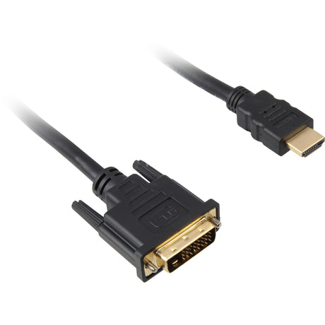 Cable Sharkoon HDMI > DVI-D (24+1) (negro, 1 metro)