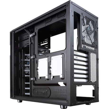 El diseño fractal define la carcasa de torre midi r5 (negro | 4x usb-a)