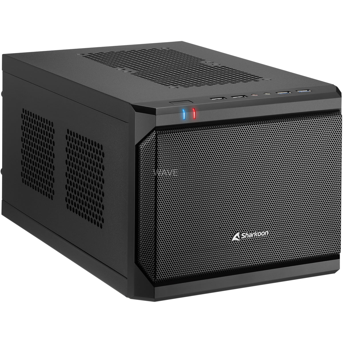 Carcasa mini torre Sharkoon qb one (negro | 4x usb-a)