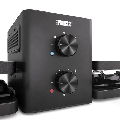 Juego gourmet Princess raclette purify 162660 (negro)