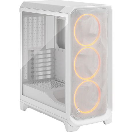 Fractal design meshify 3 rgb midi tower housing (blanco | 2x usb-a | 1x usb-c | rgb | vidrio templado)