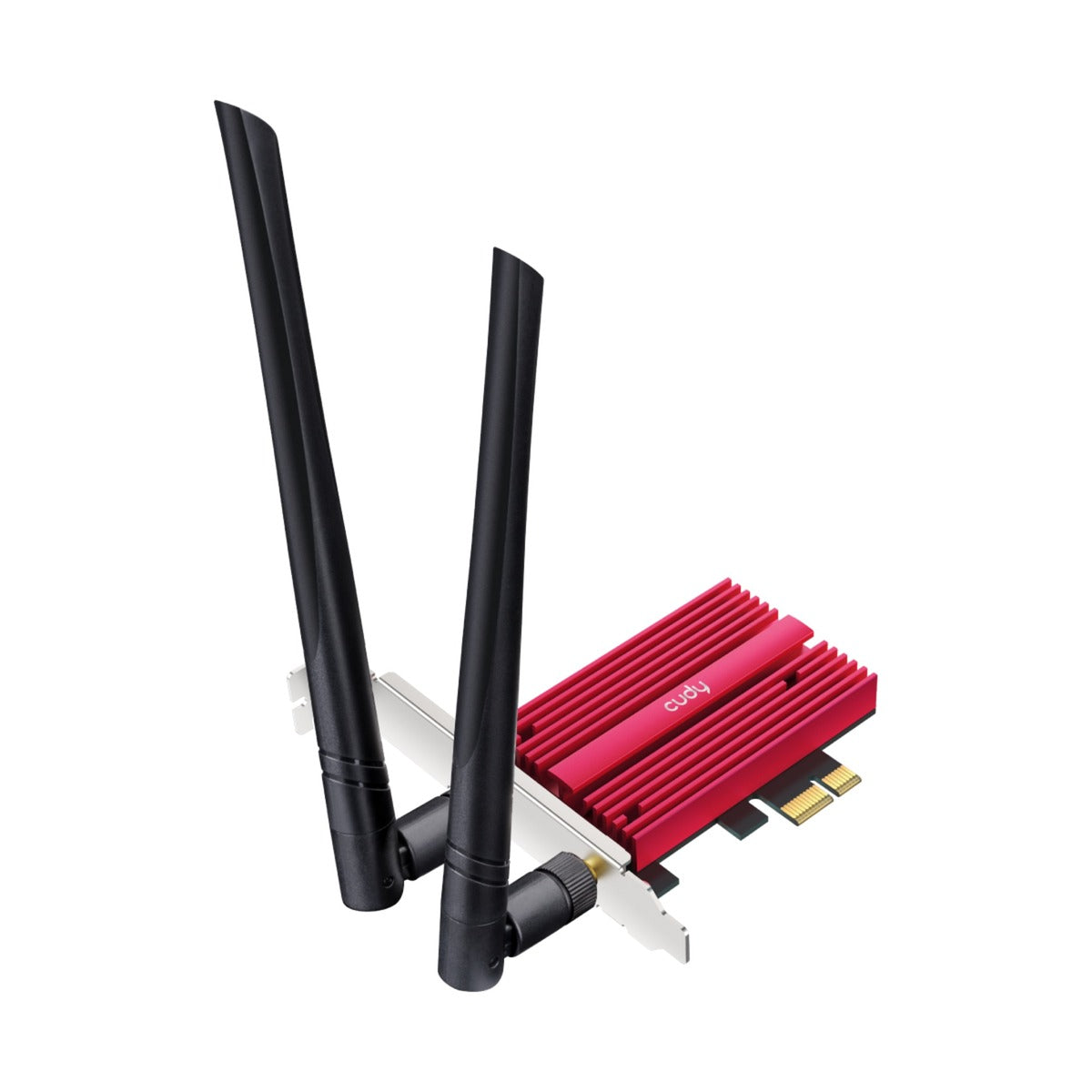 Adaptador WLAN Cudy AX5400 Wi-Fi 6e Bluetooth 5.3 PCI-E (rojo)