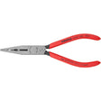 Alicates para cableado Knipex negro atramentado con revestimiento plástico 160 mm - 1301160