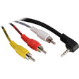 Goobay av 3,5 mm > 3x cable chich (1,5 metros)