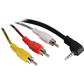 Goobay av 3,5 mm > 3x cable chich (1,5 metros)