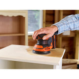 Paquete destornillador black+decker 18v + lijadora excéntrica 18v (negro naranja)