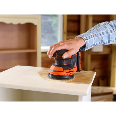 Paquete destornillador black+decker 18v + lijadora excéntrica 18v (negro naranja)