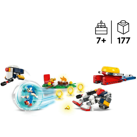 Lego Sonic the Hedgehog 77001 Enfrentamiento de Sonics en la fogata