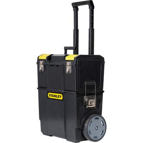 Centro de trabajo móvil Stanley Caja de herramientas 2 en 1 (negro amarillo)
