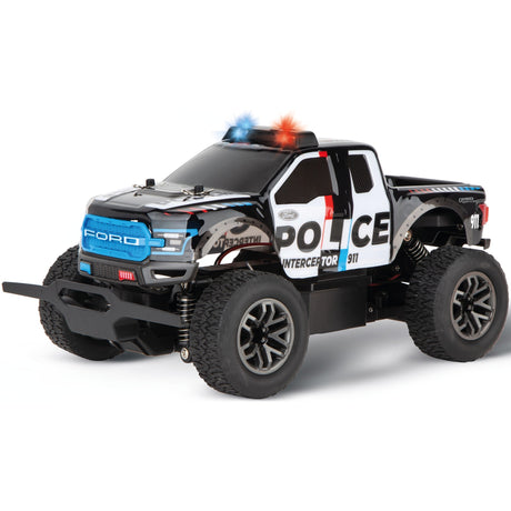 Carrera 2.4ghz ford f-150 raptor policía rc