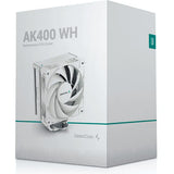 Enfriador de CPU Deepcool AK400 (blanco, conector de ventilador PWM de 4 pines)
