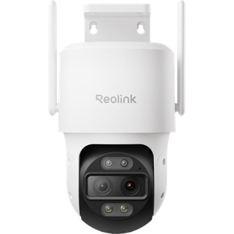 Cámara exterior Reolink 4K de doble lente - WiFi 2.4 5 GHz - seguimiento automático de zoom - giro horizontal - búsqueda de vídeo por IA - trackmix serie W760