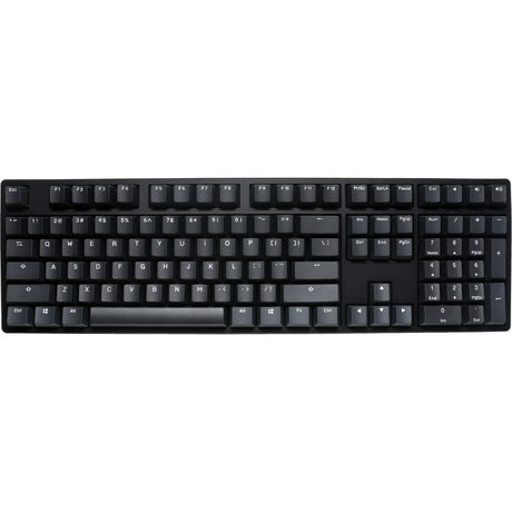 Teclado mecánico Ducky Origin Phantom Black (negro, diseño estadounidense (qwerty), cherry mx speed silver, 100%, intercambio en caliente, teclas pbt de doble disparo)
