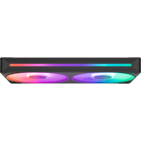 Nzxt f240 rgb core ventiladores de caja (negro, 2 piezas, 240 x 120 x 26 mm)