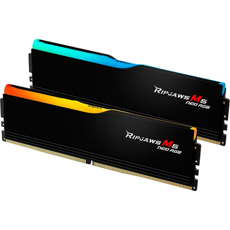 Kit de RAM G.skill 32 GB DDR5-6000 (negro, F5-6000J2836G16GX2-RM5Nr, Ripjaws M5 Neo RGB, AMD Expo)