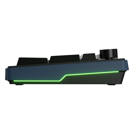 Teclado mecánico Ducky OK-M-98 RGB (negro, diseño EE. UU. (QWERTY), KTT lineal, 96%, RGB, intercambio en caliente, PBT, 2,4 GHz | Bluetooth | USB-C)