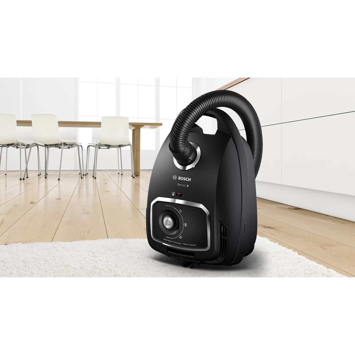 Aspiradora bosch serie 6 con bolsa bgb6x320 (negra)