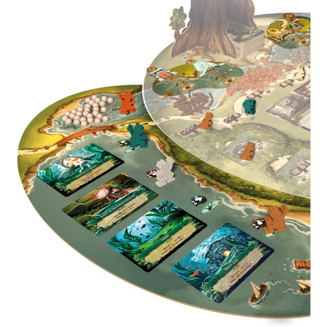 White goblin games everdell: juego de mesa Pearlbrook (holandés, expansión, 1 - 4 jugadores, 60 minutos, a partir de 10 años)