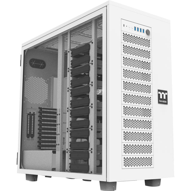 Carcasa Thermaltake ax700 tg snow big tower (blanca | 4x USB-A | 1x USB-C | vidrio templado)