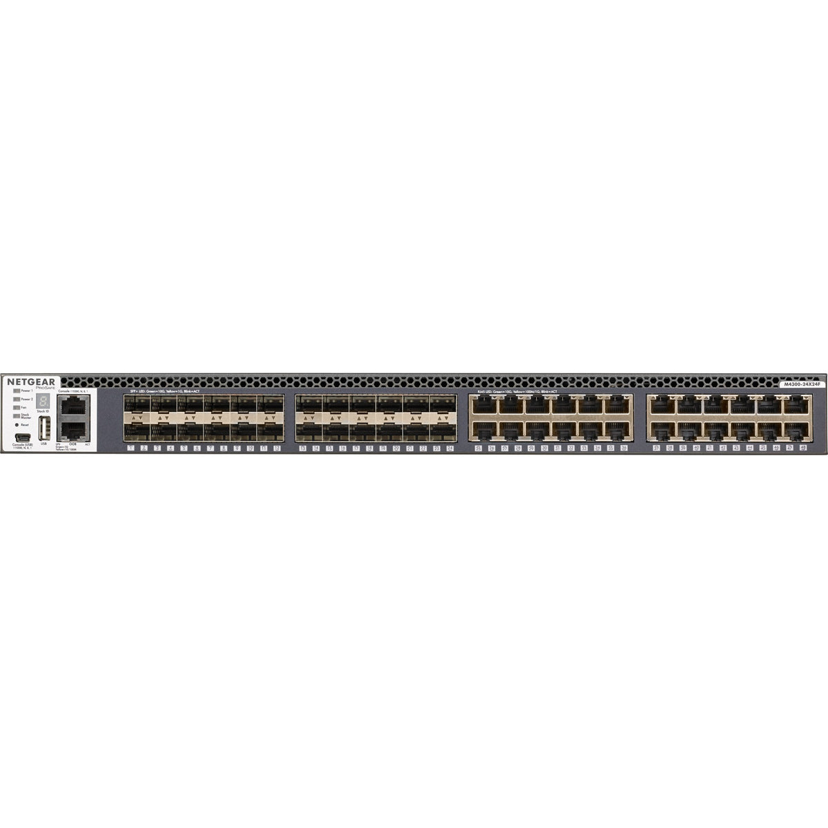 Conmutador netgear prosafe m4300-24x24f