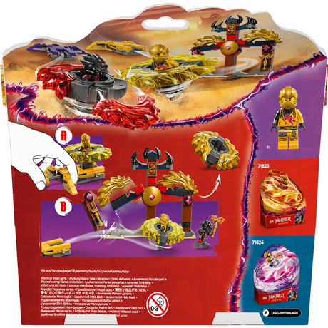 Lego ninjago 71826 paquete de batalla del dragón spinjitzu