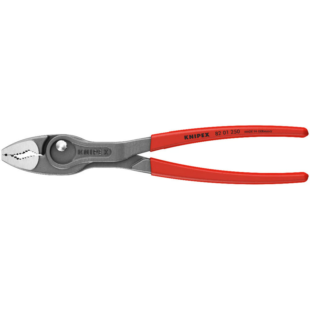 Alicate Knipex twingrip, agarre frontal y lateral (rojo)