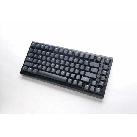 Ducky projectd tinker 75 con qmk a través de teclado mecánico rgb (negro, diseño estadounidense (qwerty), rojo cereza mx, 75%, leds rgb, pbt de doble disparo, intercambiable en caliente, montaje de junta)