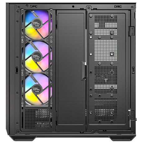 Carcasa torre midi Antec c7 argb (negro | 2x USB-A | 1x USB-C | vidrio templado)