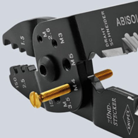 Alicates para engarzar Knipex 9721215 b
