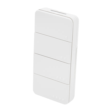 Shelly Blu RC Button 4 ZB Mando a distancia (Blanco, Bluetooth 5 (LE), ZigBee)
