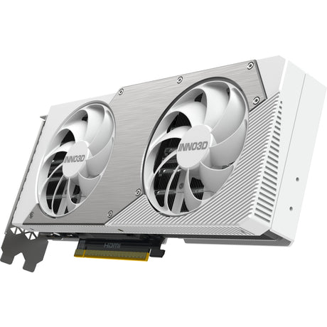 Tarjeta gráfica inno3d geforce rtx 5070 twin x2 oc blanca (blanca, dlss 4, 3x display port, 1x hdmi 2.1)