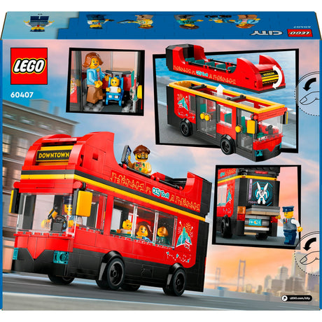 Autobús turístico rojo de dos pisos Lego City - 60407