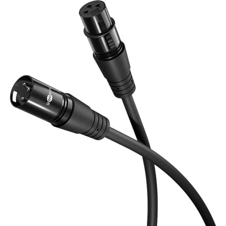 Goobay xlr-aansluitkabel (zwart, 20 meter)