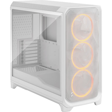 Fractal design meshify 3 xl rgb carcasa de torre grande (blanco | 2x usb-a | 1x usb-c | rgb | vidrio templado)