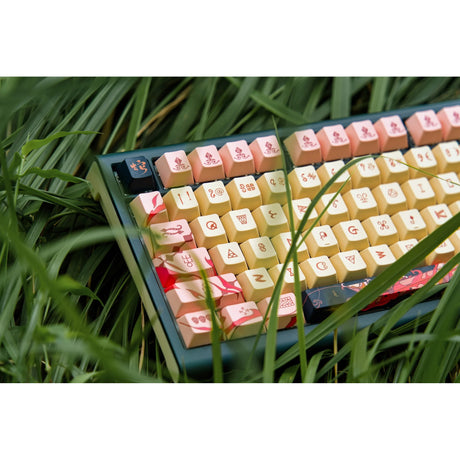 Teclado mecánico para juegos rgb de edición limitada del año de la serpiente Ducky 2025 (negro, diseño estadounidense (qwerty), marrón cereza mx2a, 75 %, rgb, teclas de sublimación pbt, intercambio en caliente)