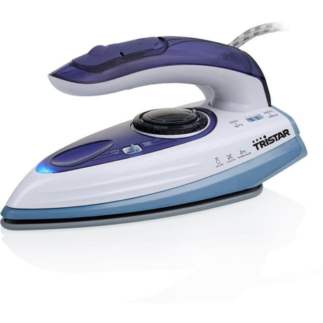Tristar ST-8152 plancha de viaje plancha de vapor (blanco azul)