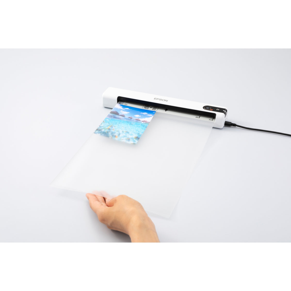 Escáner de alimentación Epson Workforce DS-70 (gris)