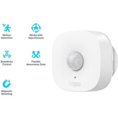 Sensor de movimiento inteligente tp-link tapo t100 - detección de movimiento