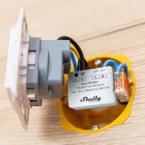 Minirelé Shelly qubino wave pm (blanco gris claro, 1 canal, onda z)