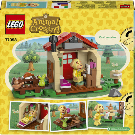 Lego animalcross 77058 goldies acogedor juego de construcción de casas