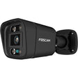 Foscam v4ec, cámara de seguridad poe starlight de 4mp (negra)