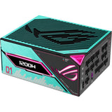 Asus rog thor platinum iii hatsune miku edition fuente de alimentación modular de 1200 vatios (negro, 1x 12v-2x6, 4x pcie)