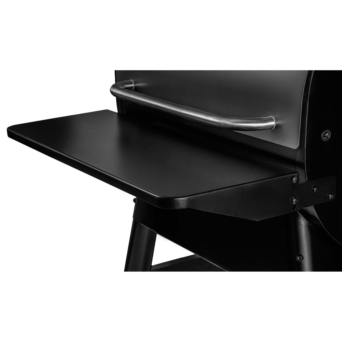 Placa frontal plegable Traeger para almacenamiento pro 575, ironwood 650 (negro)