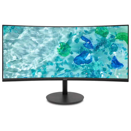 Acer vero cb343cur j0 34 monitor curvo ultrawide (negro, 2x HDMI, 1x display port, audio, LAN, USB, 120 Hz)