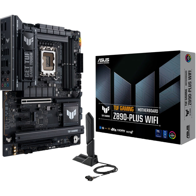 Placa base Asus Tuf Gaming Z890-Plus WiFi Socket 1851 (RAID, 2.5GB-LAN, WiFi 7, BT, Sonido, ATX)
