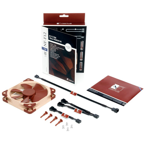 Noctua nf-f12 pwm ventilador de caja (marrón claro, 120 x 120 x 25 mm)