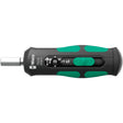Destornillador dinamométrico de velocidad segura Wera 7510 Kraftform (negro verde, 1-3 nm)