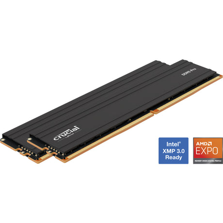 Crucial pro 32 GB ddr4-3200 (2x 16 GB) RAM (negro, cp2k32g4dfra32a, xmp 2.0)