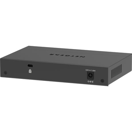 Conmutador no administrado Netgear de 5 puertos gigabit ethernet poe+ (gs305pp) (negro)