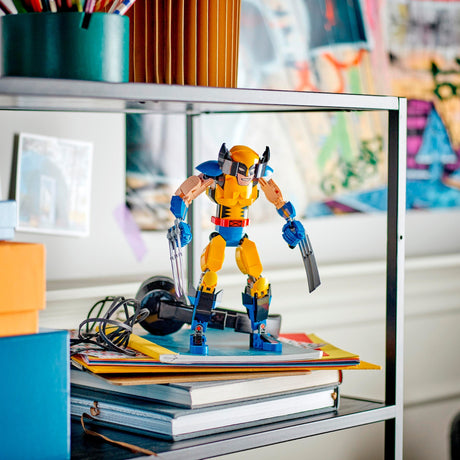 Lego marvel - juguete de construcción figura de construcción de lobezno (76257)